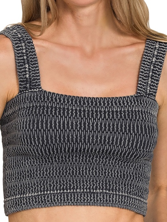 The “ Love Poem Cropped “ Bralette Crop Tank | Various Colors - Picture 3 of 8